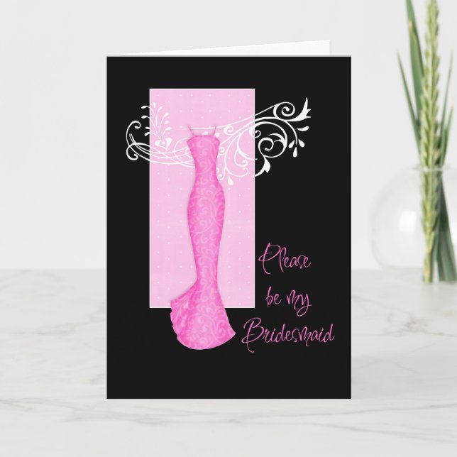 Be my Bridesmaid Invitation (Front)