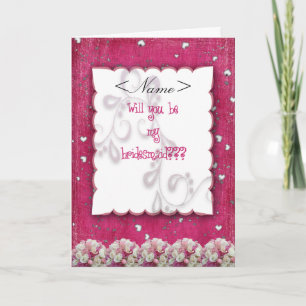 be my bridesmaid invitation