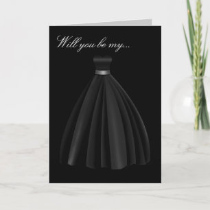 Be My Bridesmaid or Maid of Honour Card