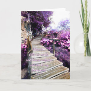 be my flower girl wooden path invite