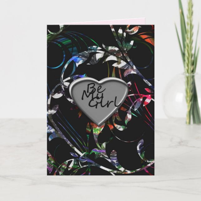 "Be My Girl"* Holiday Card (Front)