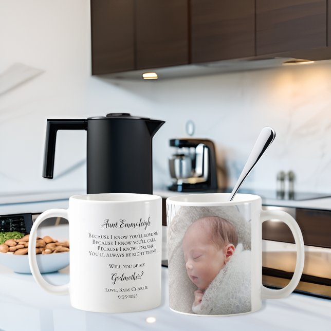Be My Godmother Proposal Photo Coffee Mug (Creator Uploaded)