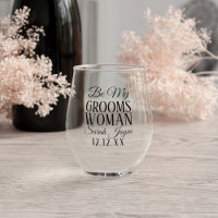 Be My Groomswoman Proposal Name Wedding Favour