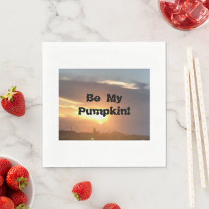 Be My Pumpkin! Napkin
