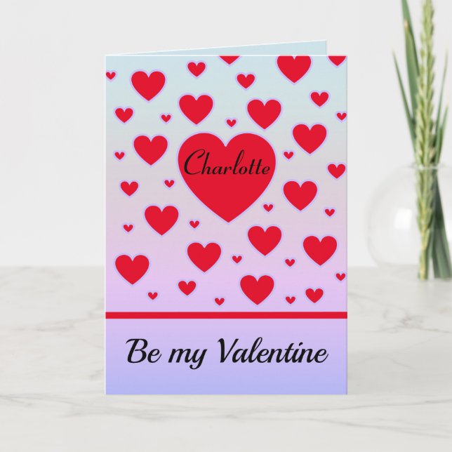 Be My Valentine Card (Front)