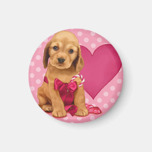 Be My Valentine Cocker Spaniel Magnet