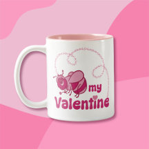 Be My Valentine Cute Bumble Bee Cartoon