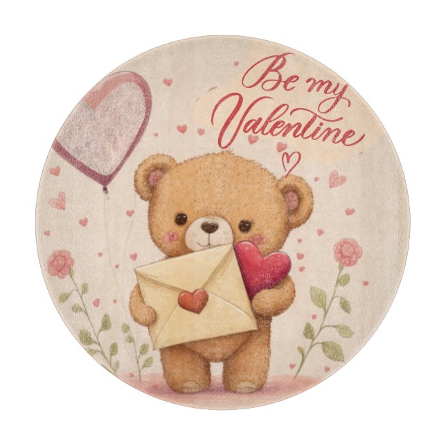 Be my Valentine      Cutting Board (Front)