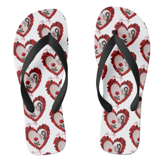 Be My Valentine ❤️ Flip Flops (Footbed)