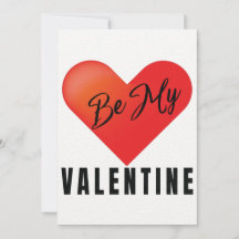 Be My Valentine Greeting Card