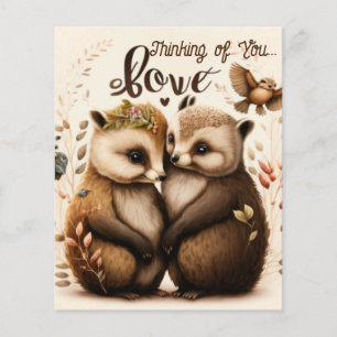 Be my Valentine  hedgehogs in love