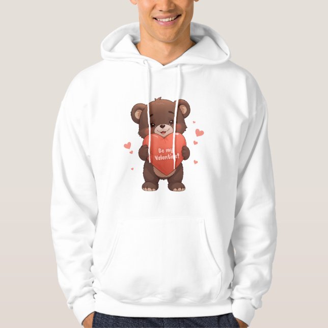 Be my Valentine? Hoodie (Front)