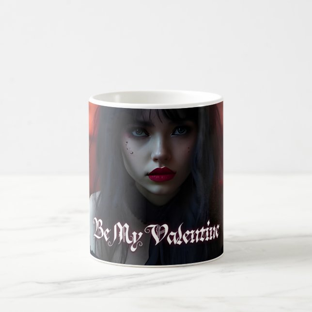Be My Valentine in Dark Romance Magic Mug (Center)