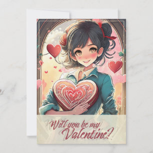 Be My Valentine in Manga Style
