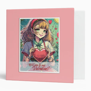 Be My Valentine in Manga Style 33419 Binder
