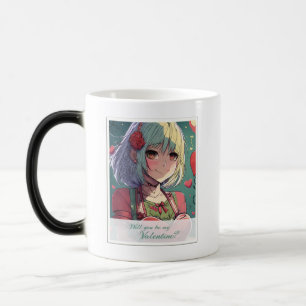 Be My Valentine in Manga Style 33420 Magic Mug
