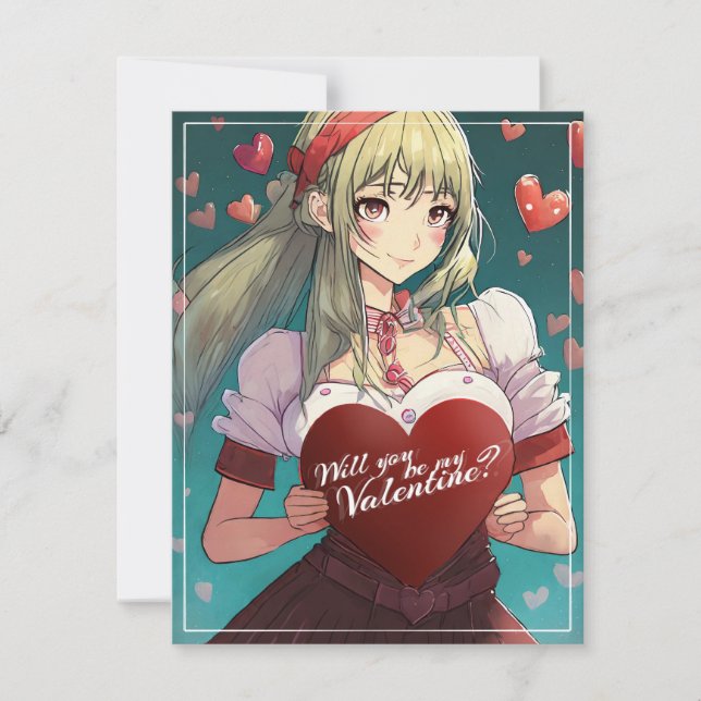 Be My Valentine in Manga Style 33893 (Front)