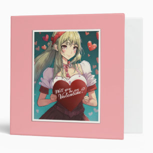 Be My Valentine in Manga Style 33893 Binder