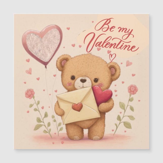 Be my Valentine  Invitation  (Front)