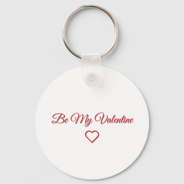 Be My Valentine ❤️ Keychain (Back)