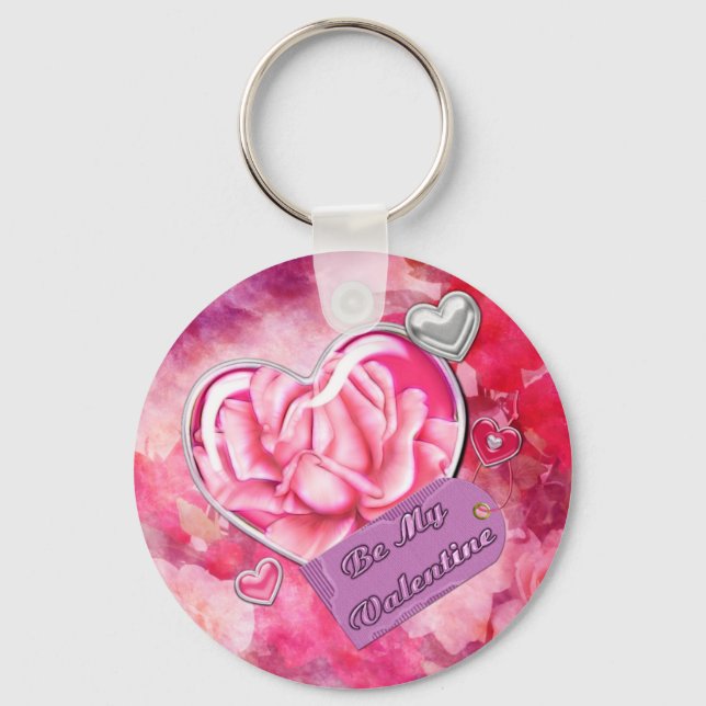 Be My Valentine Keychain (Front)