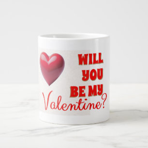 Be My Valentine Large Coffee Mug