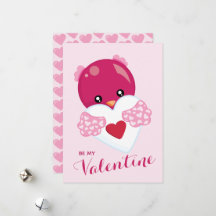 Be my Valentine Lovebird Heart Valentine's Day