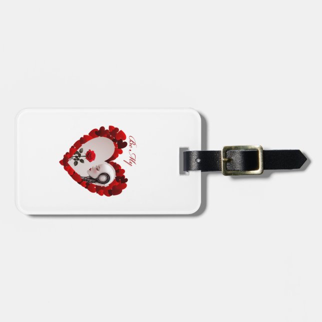 Be My Valentine ❤️ Luggage Tag (Front Horizontal)