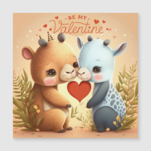 Be my Valentine  Magnetic Invitation