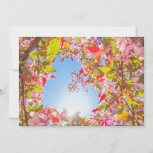 Be my Valentine Nature blooms Heart flowers Love  Invitation