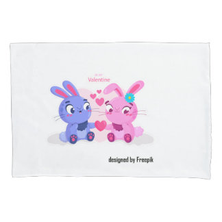 Be my valentine pillowcase