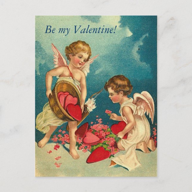 Be My Valentine! Postcard (Front)