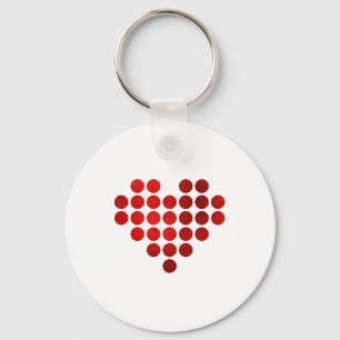 Be My Valentine Red Faux Gold Foil Dots Text T Shi Keychain