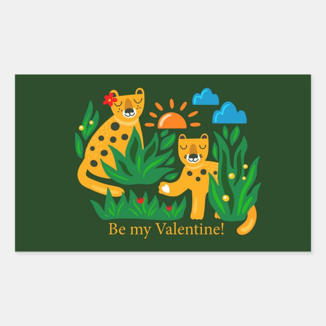 Be my Valentine! Sticker (Front)