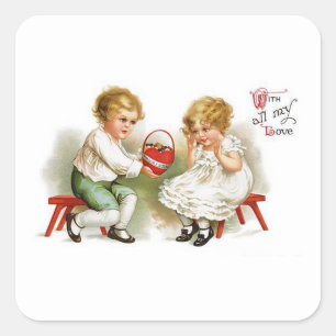 Be My Valentine Sticker Set