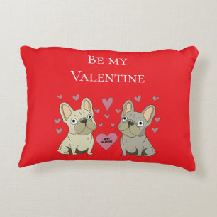 Be my Valentines, dogs Accent Pillow