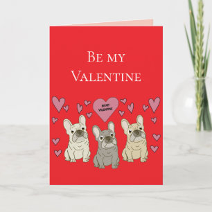 Be my Valentines, dogs Card