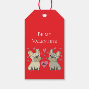 Be my Valentines, dogs Gift Tags