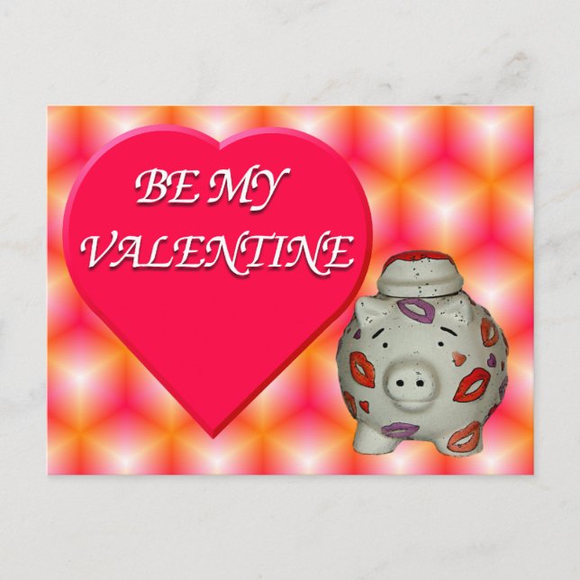 Be My Valetine Postcard (Front)
