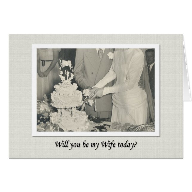 Be my Wife today? - FUNNY (Front Horizontal)