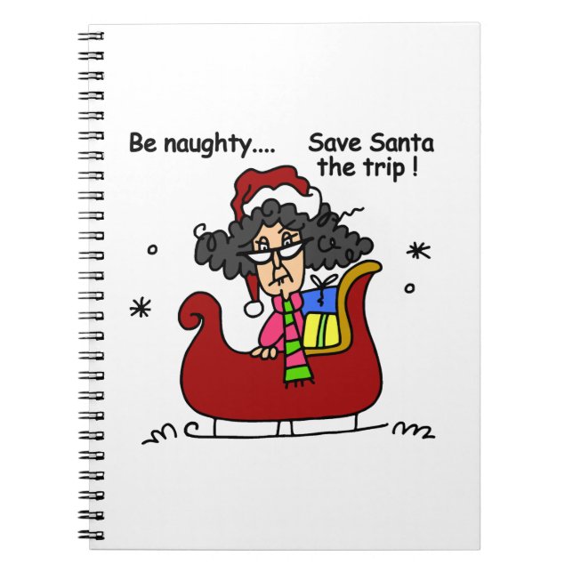 Be Naughty Notebook (Front)