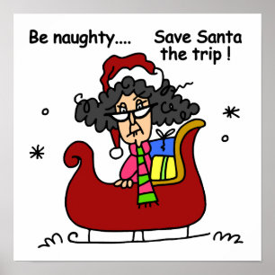 Be Naughty Poster