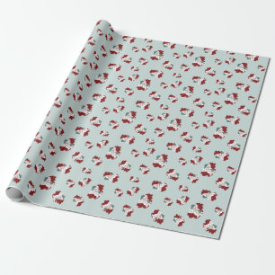 Be Naughty Santa Wrapping Paper