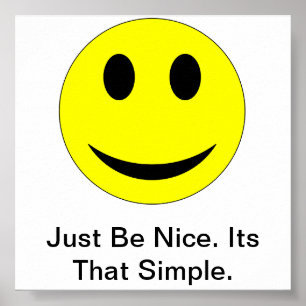 Be Nice Poster