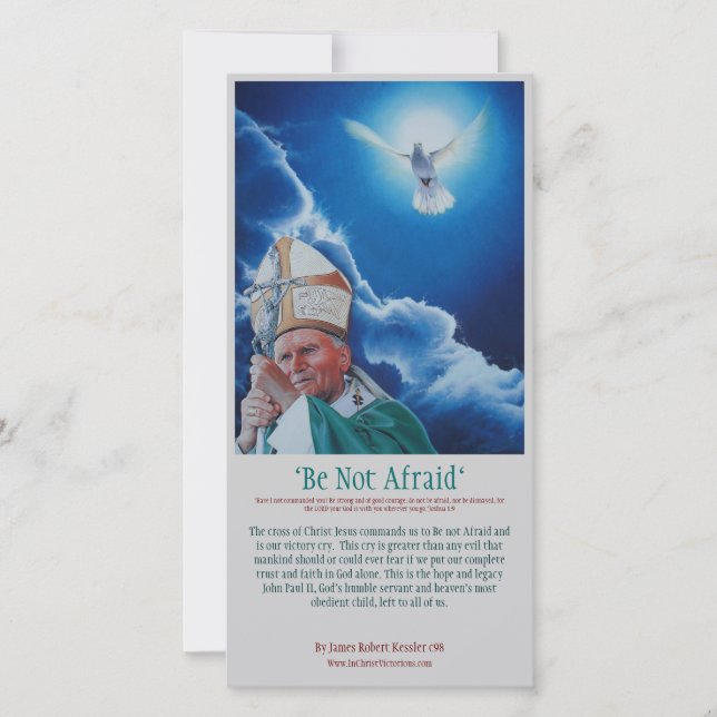 Be Not Afraid (Front)