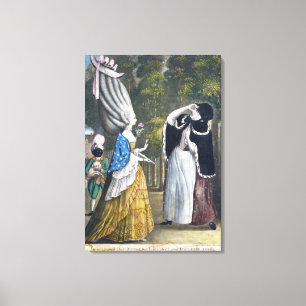 Be not amaz'd Dear Mother - It is indeed your Daug Canvas Print