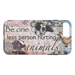 Be one less person hurting animals Case-Mate iPhone case