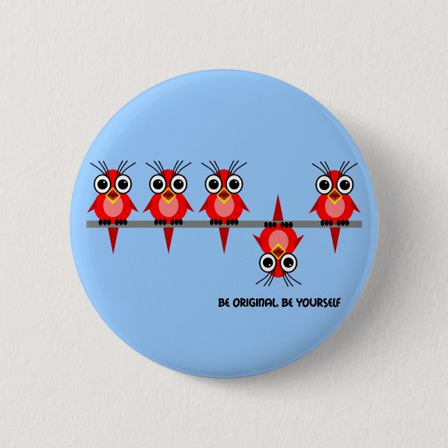 be original 2 inch round button (Front)