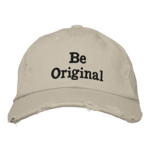 " Be Original " Casquette de baseball avec citatio