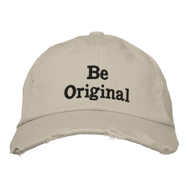 " Be Original " Casquette de baseball avec citatio (Devant)